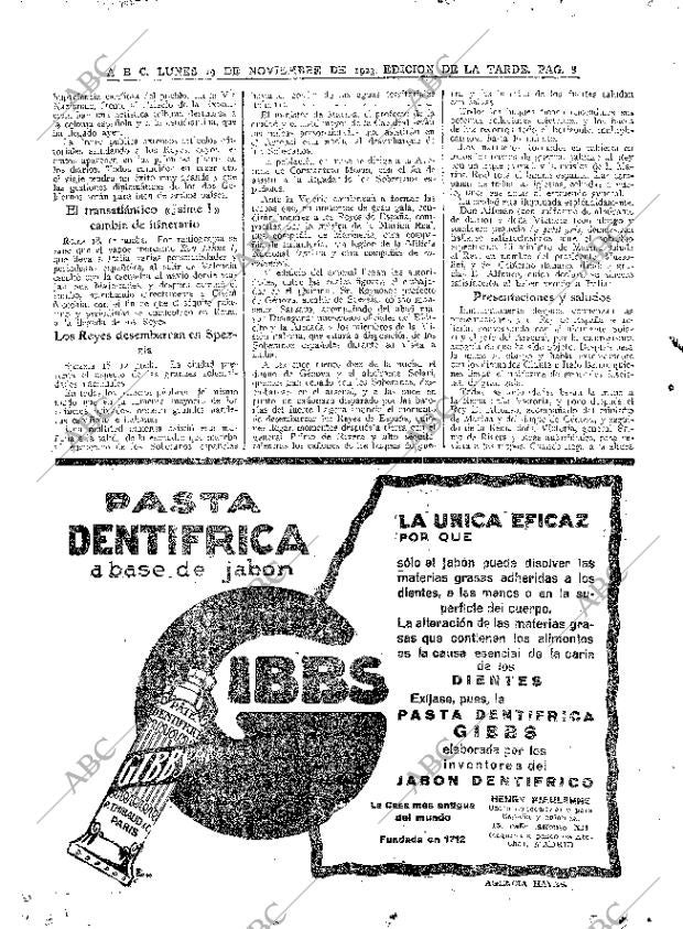 ABC MADRID 19-11-1923 página 8