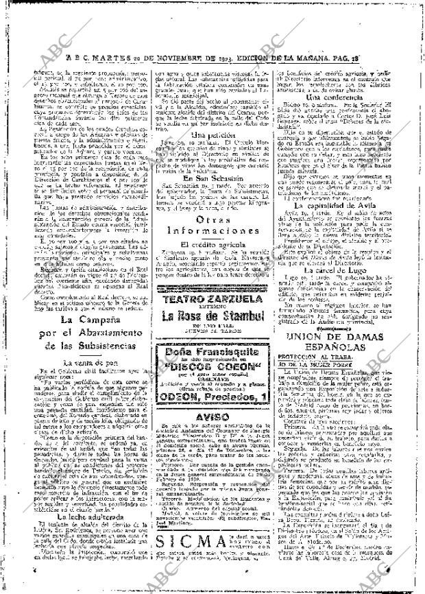 ABC MADRID 20-11-1923 página 18