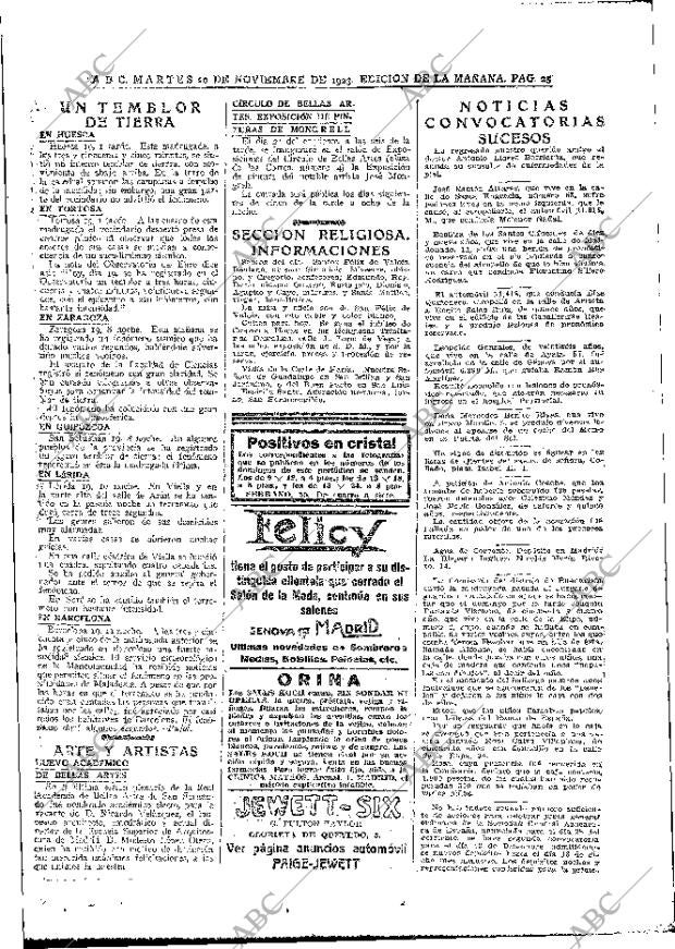 ABC MADRID 20-11-1923 página 25