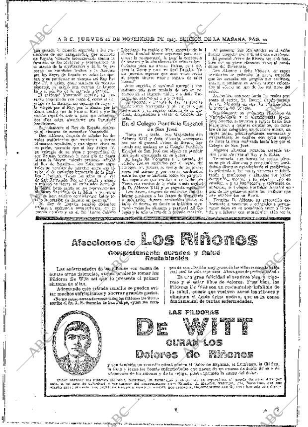 ABC MADRID 22-11-1923 página 10