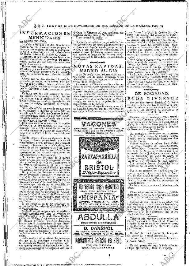 ABC MADRID 22-11-1923 página 14