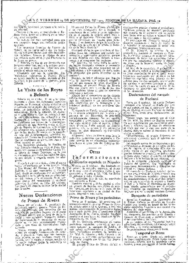 ABC MADRID 23-11-1923 página 12