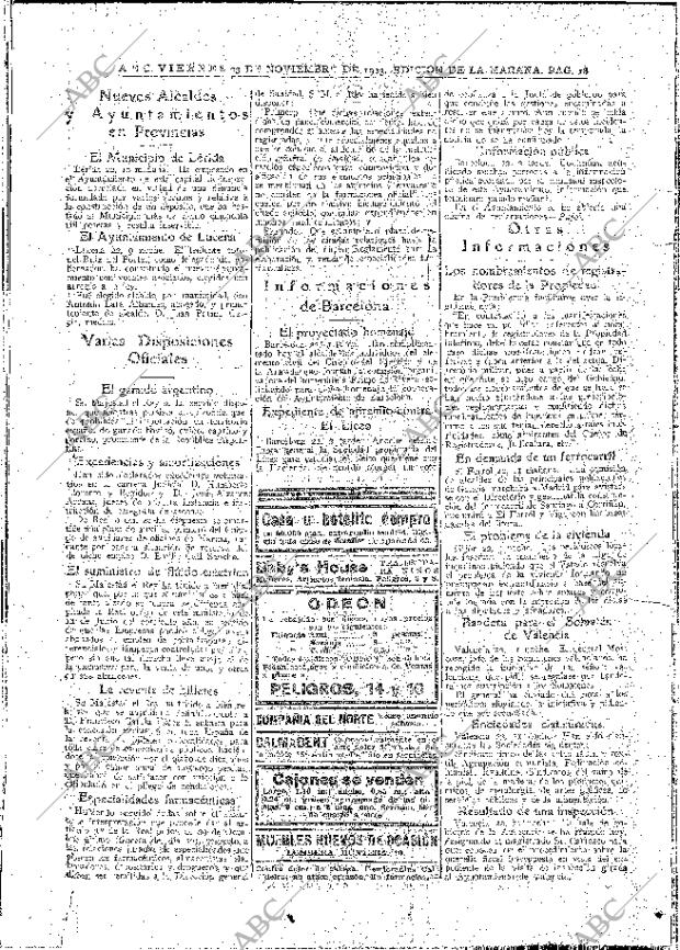 ABC MADRID 23-11-1923 página 18