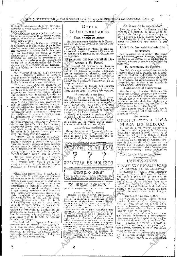 ABC MADRID 30-11-1923 página 17
