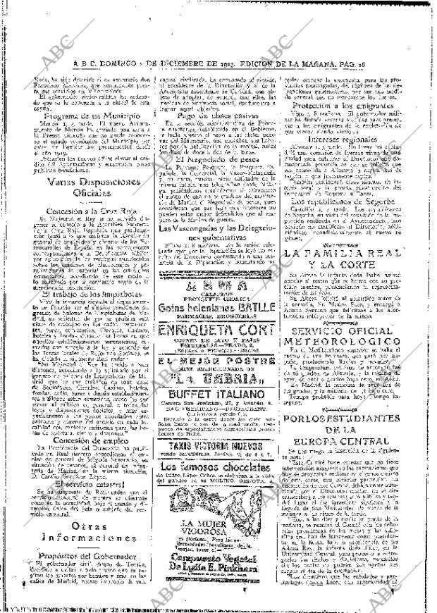 ABC MADRID 02-12-1923 página 26