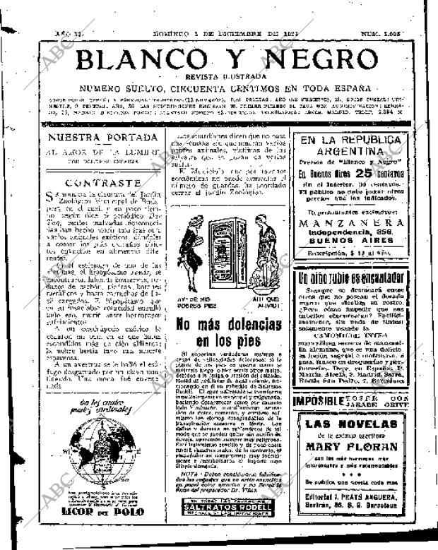 BLANCO Y NEGRO MADRID 02-12-1923 página 3