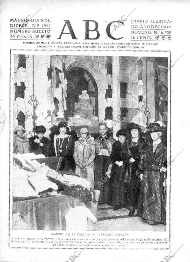 ABC MADRID 06-12-1923 página 1