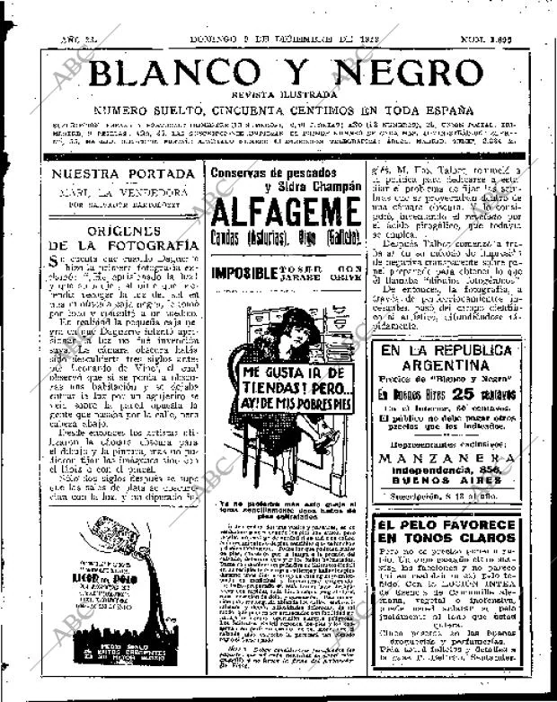 BLANCO Y NEGRO MADRID 09-12-1923 página 3