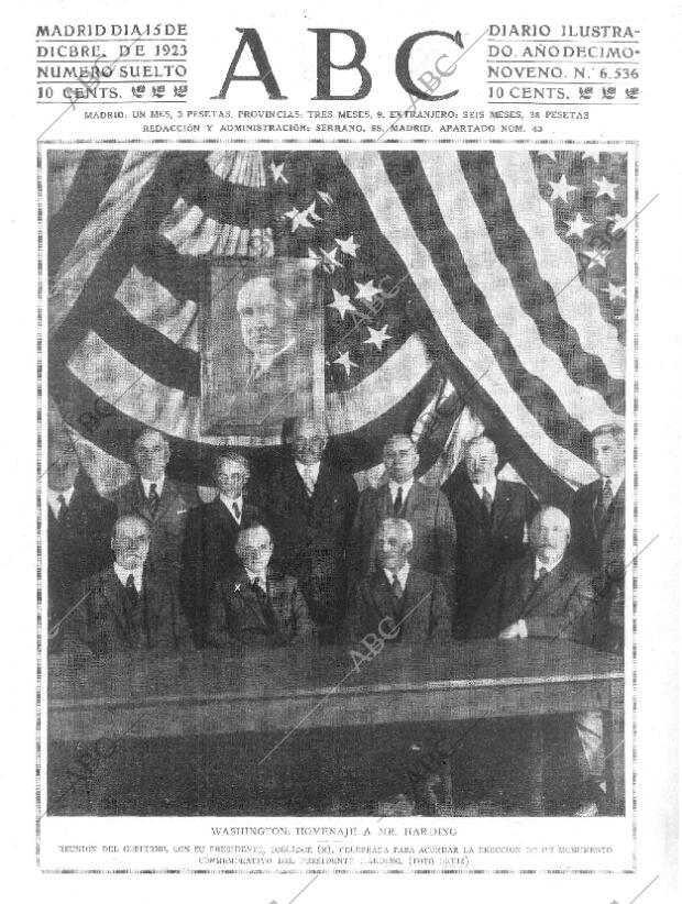 ABC MADRID 15-12-1923 página 1