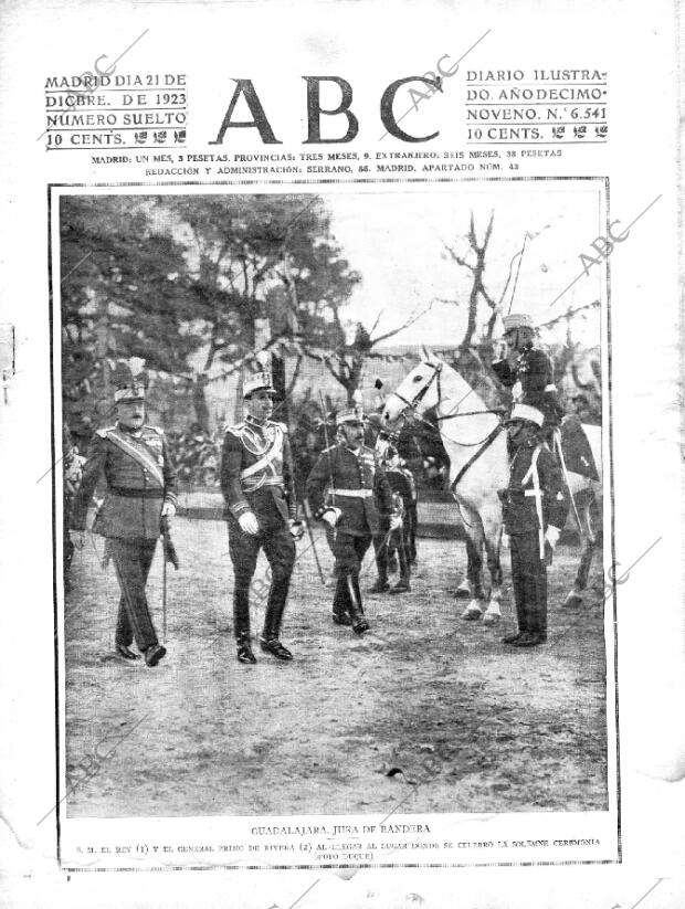 ABC MADRID 21-12-1923 página 1