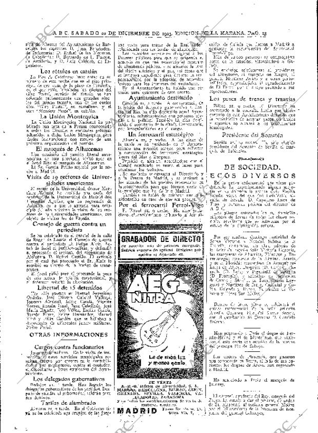 ABC MADRID 22-12-1923 página 13