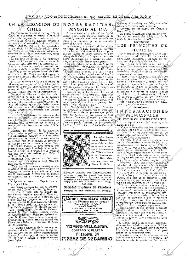 ABC MADRID 22-12-1923 página 15