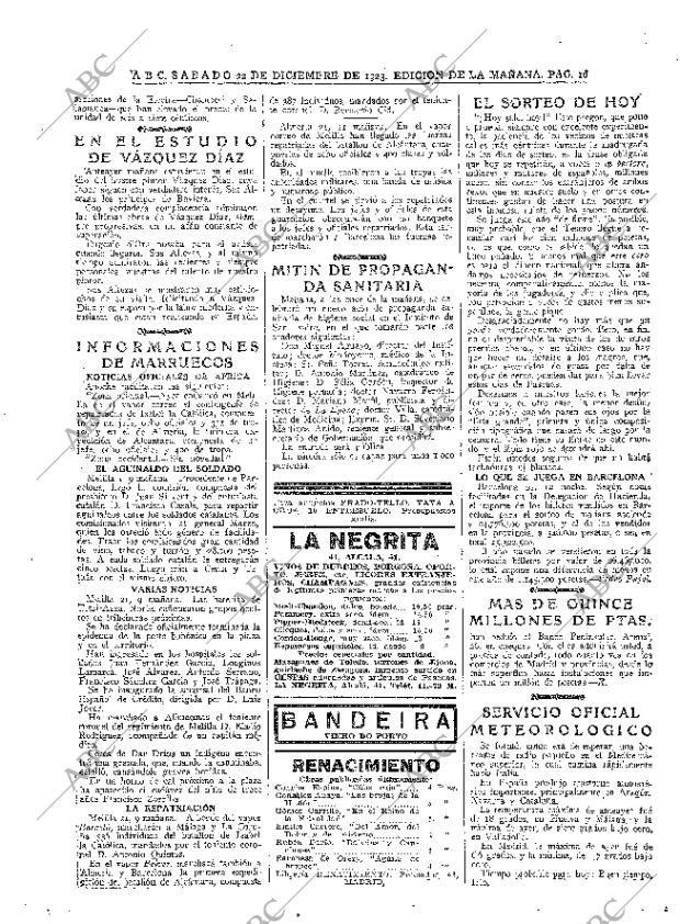 ABC MADRID 22-12-1923 página 16