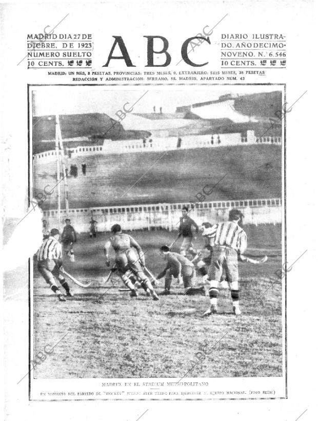 ABC MADRID 27-12-1923 página 1