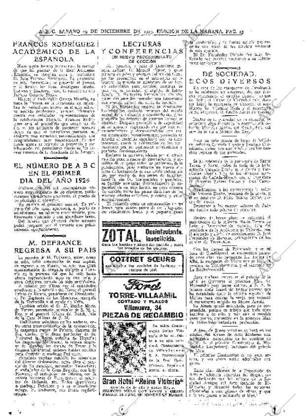 ABC MADRID 29-12-1923 página 13