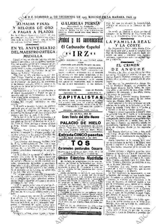 ABC MADRID 30-12-1923 página 13