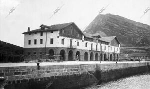 La Casa-albergue de Pescadores de Guetaria cuya entrada A la junta local se ha...