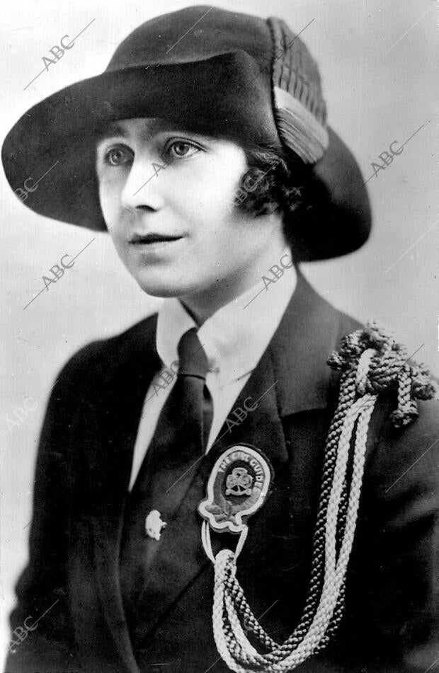 En 1950 como Reina de Inglaterra