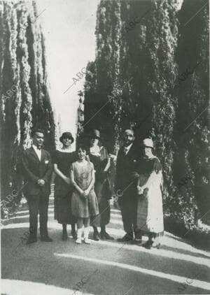 Federico García Lorca, Zenobia, Isabel García Lorca, Emilia Llanos, Juan Ramón...