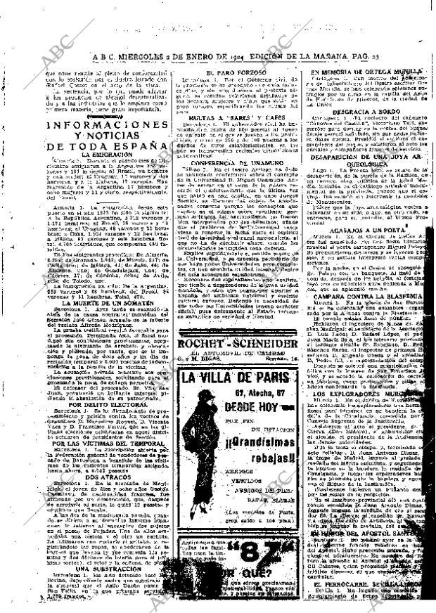 ABC MADRID 02-01-1924 página 23