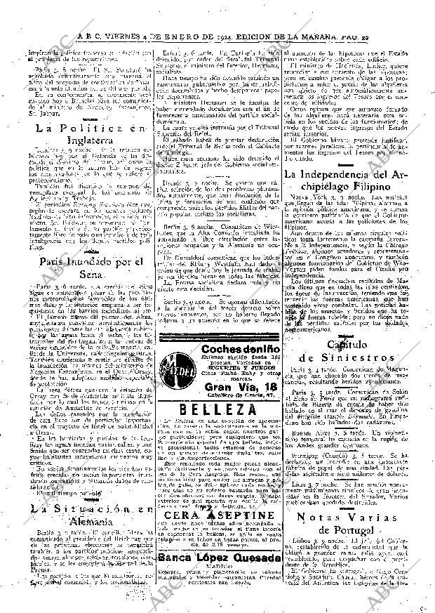 ABC MADRID 04-01-1924 página 20