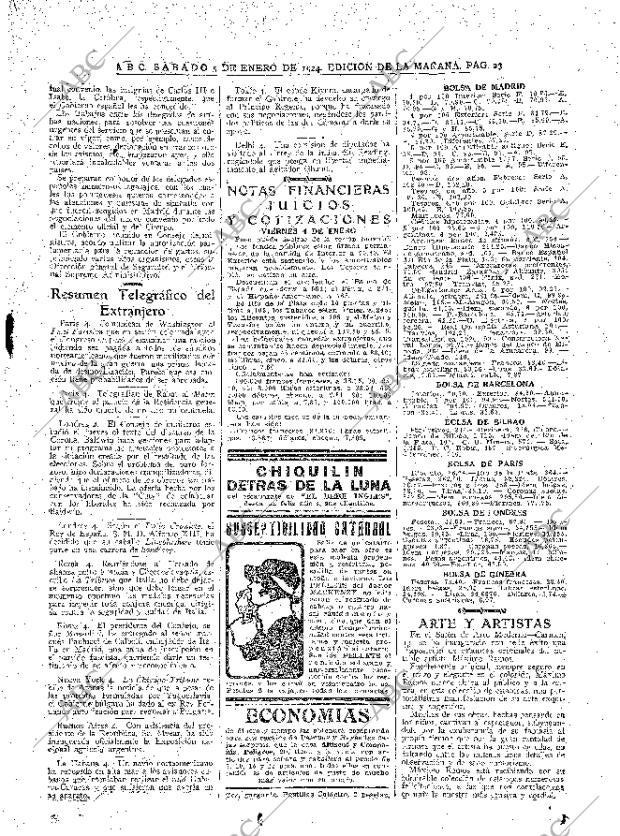 ABC MADRID 05-01-1924 página 23