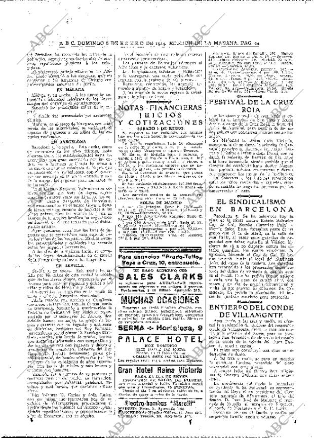 ABC MADRID 06-01-1924 página 24