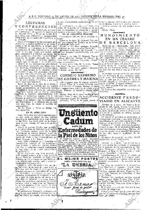 ABC MADRID 13-01-1924 página 31