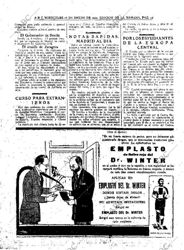 ABC MADRID 16-01-1924 página 10