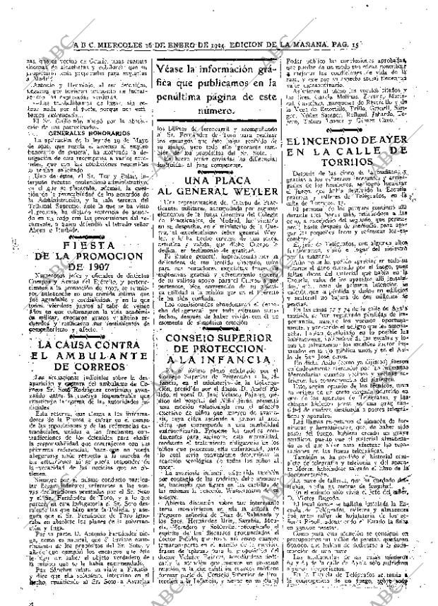 ABC MADRID 16-01-1924 página 15