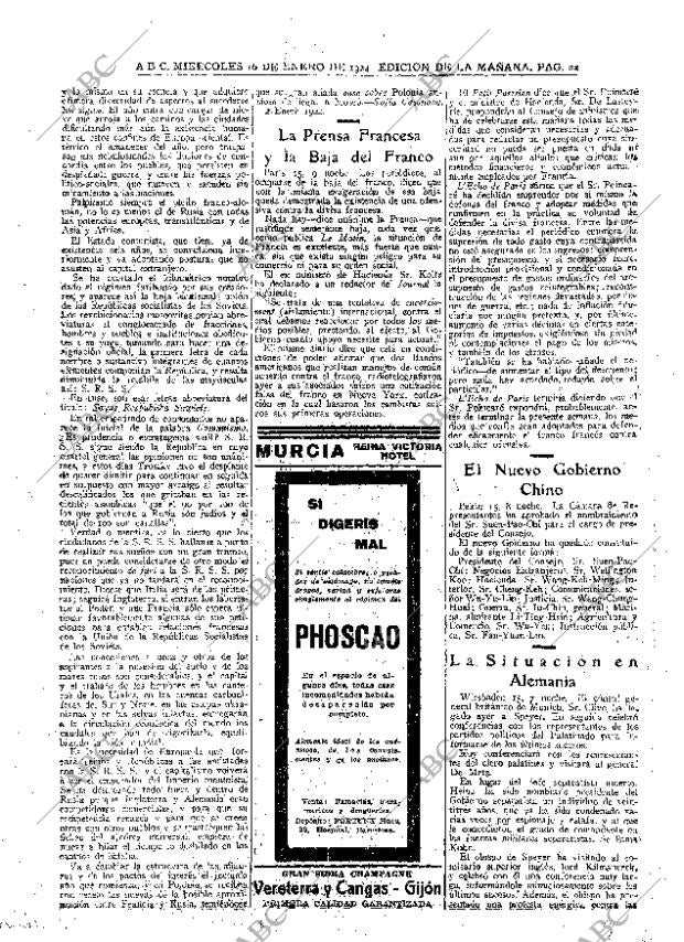 ABC MADRID 16-01-1924 página 22