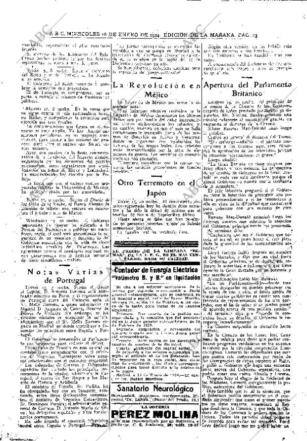 ABC MADRID 16-01-1924 página 23