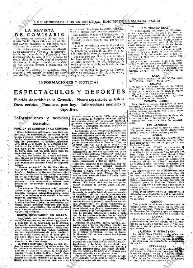 ABC MADRID 16-01-1924 página 27