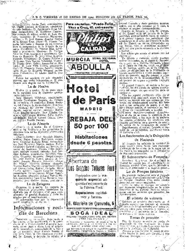 ABC MADRID 18-01-1924 página 12