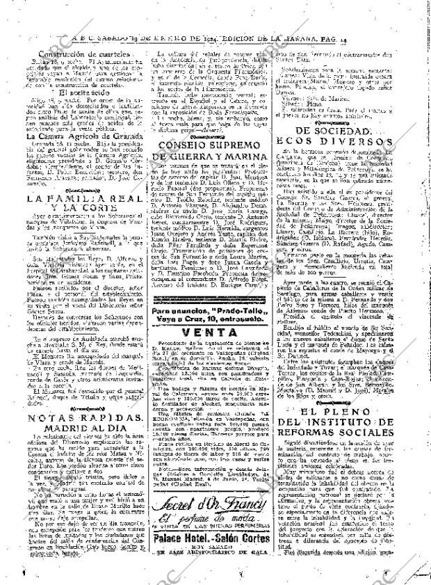 ABC MADRID 19-01-1924 página 14