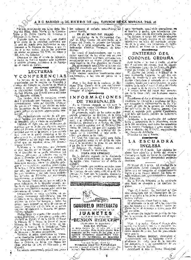 ABC MADRID 19-01-1924 página 16