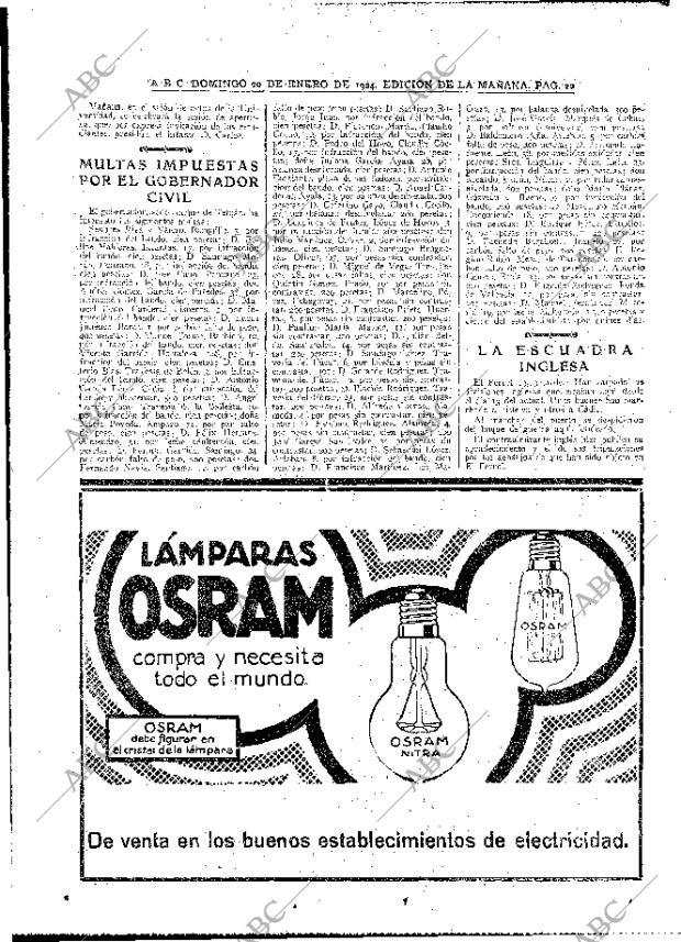 ABC MADRID 20-01-1924 página 20