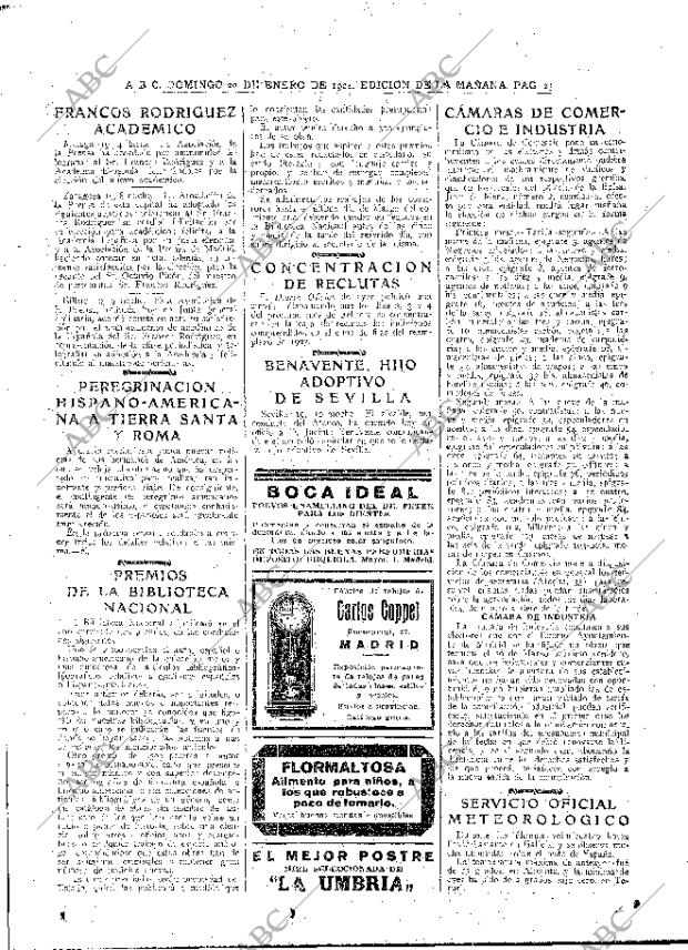 ABC MADRID 20-01-1924 página 25