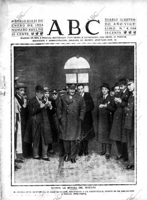 ABC MADRID 21-01-1924 página 1