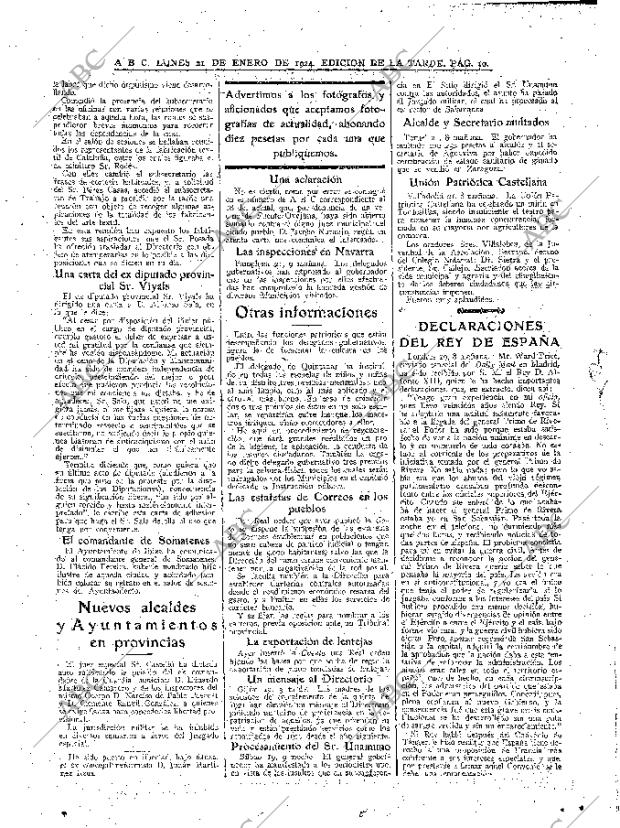 ABC MADRID 21-01-1924 página 10