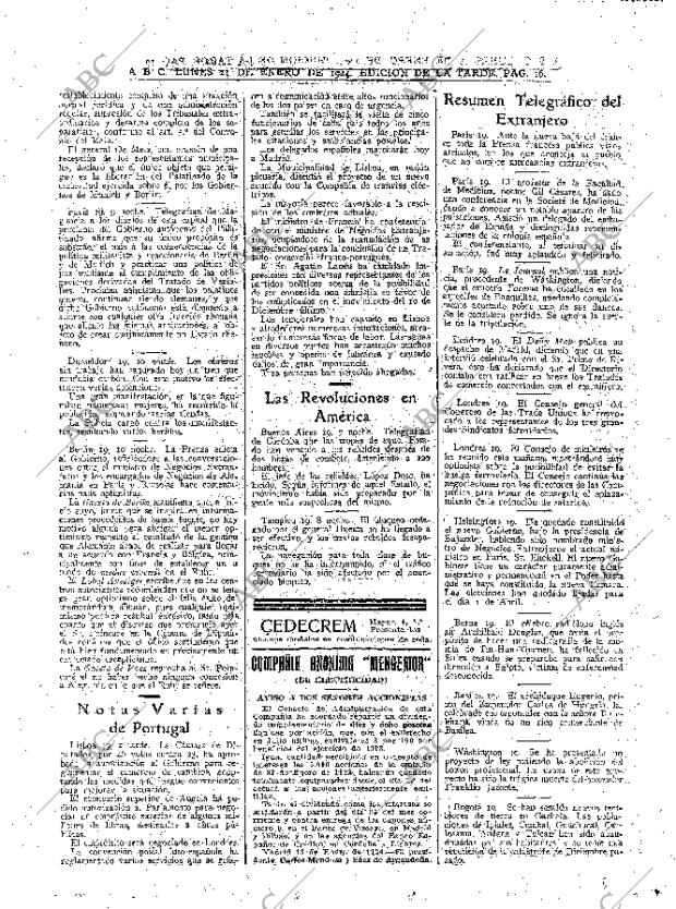 ABC MADRID 21-01-1924 página 16