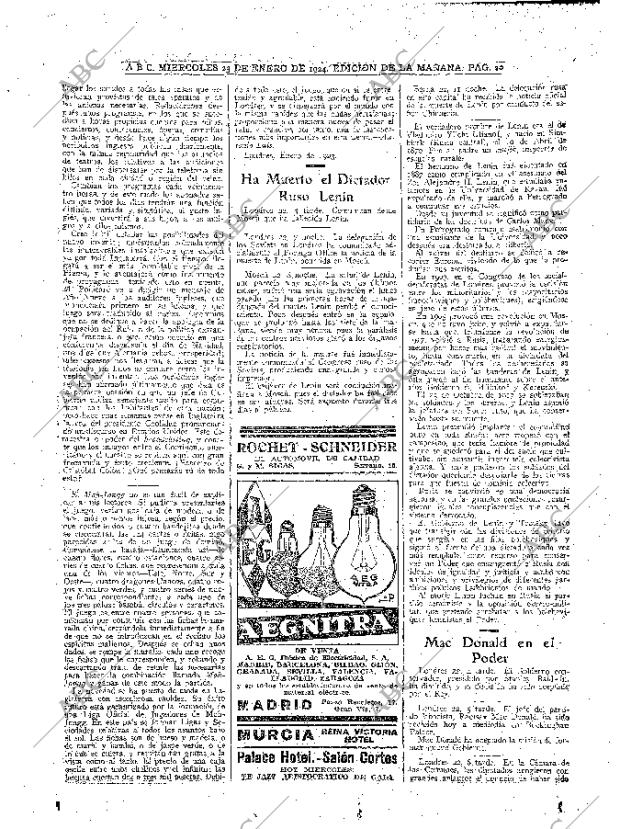 ABC MADRID 23-01-1924 página 20