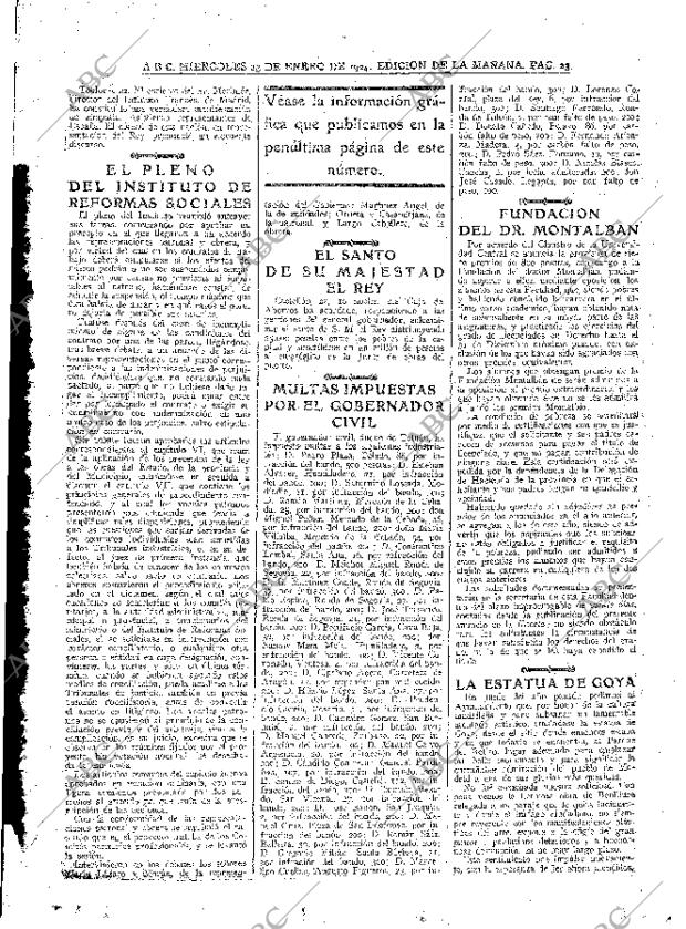 ABC MADRID 23-01-1924 página 23