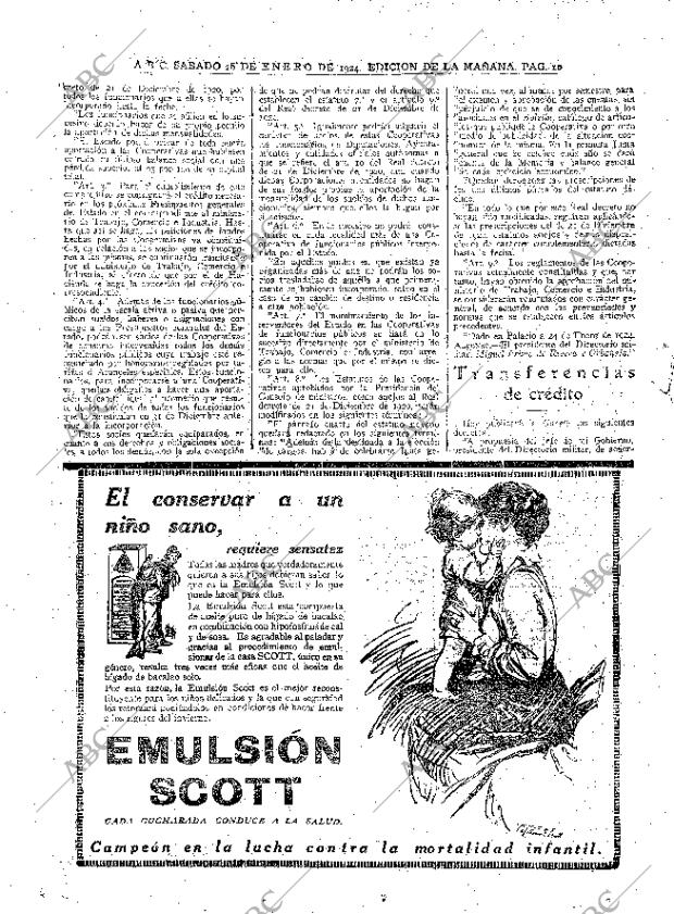 ABC MADRID 26-01-1924 página 10