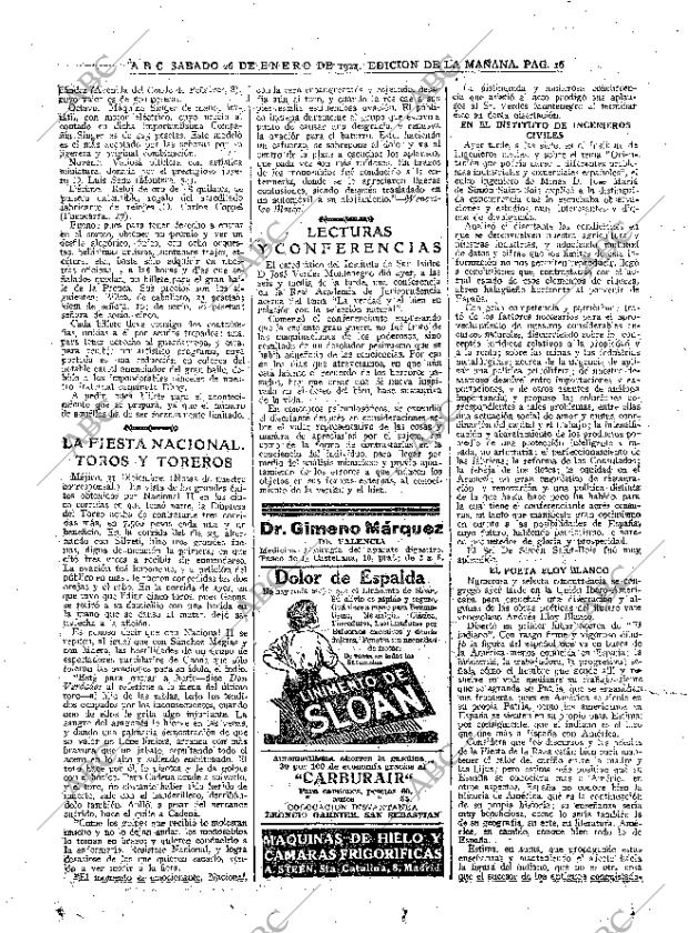 ABC MADRID 26-01-1924 página 16
