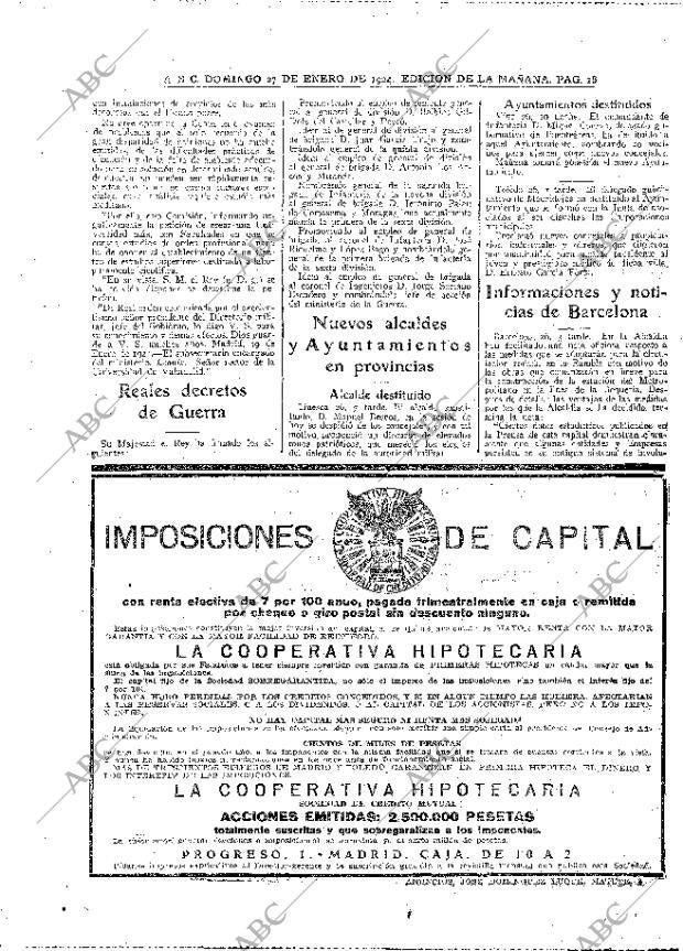 ABC MADRID 27-01-1924 página 18