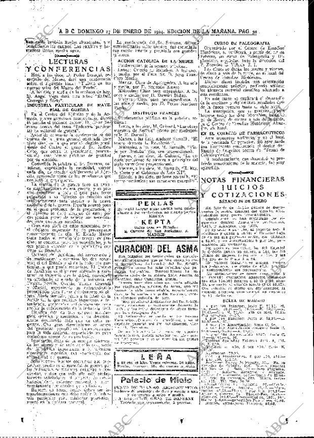 ABC MADRID 27-01-1924 página 30