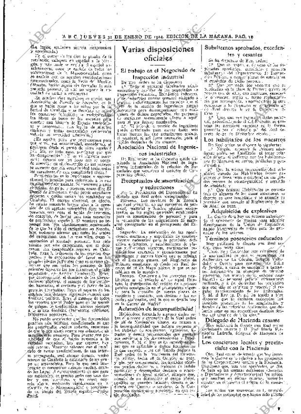 ABC MADRID 31-01-1924 página 11