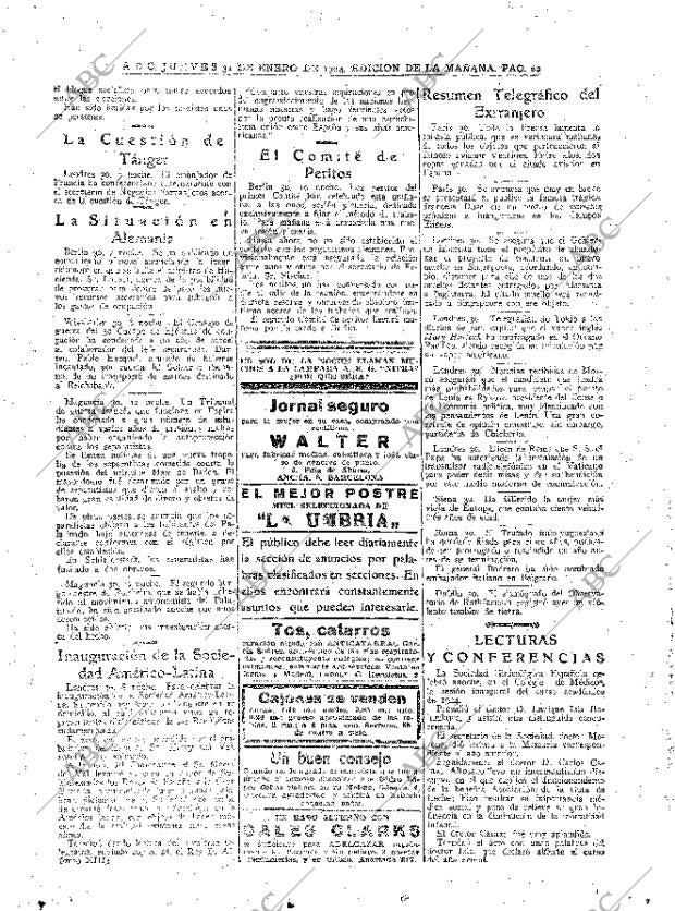 ABC MADRID 31-01-1924 página 20