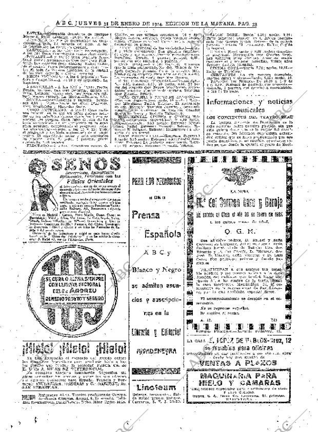 ABC MADRID 31-01-1924 página 33